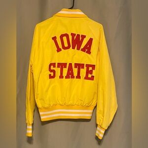 Vintage Iowa State Cyclones 80’s Pla-Jac by Dunbrooke Track Jacket Varsity  S
